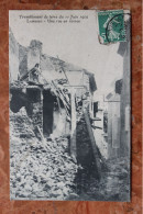 LAMBESC (13) - UNE RUE EN RUINES - TREMBLEMENT DE TERRE DU 11 JUIN 1909 - Lambesc