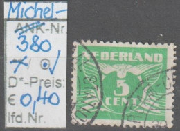 1941 - NIEDERLANDE - FM/DM "Fliegende Taube" 5 C Smaragdgrün - O Gestempelt - S. Scan (380o Nl) - Gebruikt