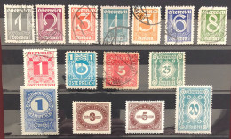 Austria - Numbers - Since 1916 - Collections
