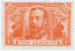 NUOVA ZELANDA, NEW ZEALAND, VITTORIA, 1920, FRANCOBOLLI NUOVI (MLH*) Scott:NZ 170, Yt:NZ 174 - Unused Stamps