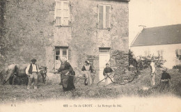 Ile De Groix * 1906 * Le Battage Du Blé * Paysans Scène Agricole Agriculture * éditeur H.L N°662 - Groix