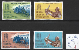 KENYA OUGANDA & TANGANYKA 121 à 24 ** Côte 3 € - Kenya, Uganda & Tanganyika