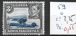 KENYA OUGANDA & TANGANYKA 59 Oblitéré Côte 2.25 € - Kenya, Ouganda & Tanganyika