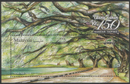 Malaysia 2024-1 150 Years Anniversary Of Taiping M/S MNH Landscape Landmark Tree Unusual - Malaysia (1964-...)