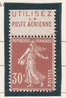 BANDE PUB -N°360- 30c BRUN-ROUGE  - TYPE III N**-PUB  POSTE AERIENNE - (MAURY 242) - - Unused Stamps