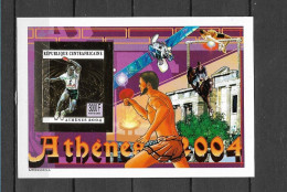 Olympic Games 2004 , Centraal Afrika - Blok ( Goud ) Postfris - Sommer 2004: Athen