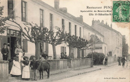 St Sébastien Sur Loire , Côte * Le Restaurant PINEAU , Spécialité De Beurre Blanc * Commerce Villageois - Saint-Sébastien-sur-Loire