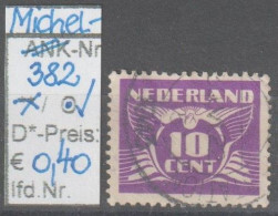 1941 - NIEDERLANDE - FM/DM "Fliegende Taube" 10 C Purpurviolett - O Gestempelt - S. Scan (382o Nl) - Gebruikt