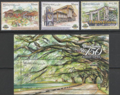 Malaysia 2024-1 150 Years Anniversary Of Taiping Set+M/S MNH Landscape Landmark Tree Unusual - Malaysia (1964-...)