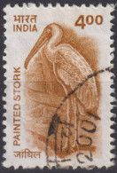 2001 Indien ° Mi:IN 1851, Sn:IN 1910, Yt:IN 1634, Painted Stork (Mycteria Leucocephala) - Gebraucht