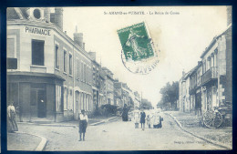 Cpa Du  58 St Amand En Puisaye -- La Route De Cosne -- Pharmacie  STEP39 - Saint-Amand-en-Puisaye