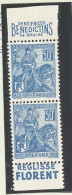 BANDE PUB -N°257 PAIRE - JEANNE D'ARC TYPE I  - N**-PUB  BENEDICTINS (MAURY 144b ) - - Unused Stamps