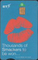 UK - British Telecom Chip PUB120  - £5 Smackers - Kiss - GPT3 - BT Promociónales