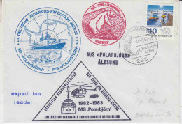 Germany Deutsche Antarktis Expedition 1982/1983 MS Polarbjorn Ca Bremerhaven 14.30.1983 (NE157) - Navires & Brise-glace