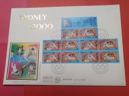 Grande Enveloppe FDC En 2000 - Jeux Olympiques De Sydney - FDC 87 - 2000-2009