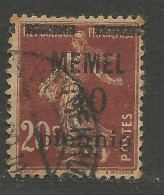 MEMEL N° 22 OBL / Used - Used Stamps