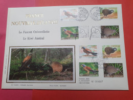 Grande Enveloppe FDC En 2000 - Oiseaux De France Et De Nouvelle Zélande - Emission Conjointe - FDC 89 - 2000-2009