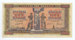 Greece 5.000 Drachmas 1942 - Grèce