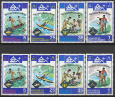 Nouvelles Hébrides 14è Jamborée Mondial En Norvège 1975 France Anglaise N°410/417 Neuf** - Unused Stamps