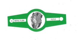 13) Bague De Cigare Série Tintin Verte Royal Flush Kuifje Abdallah En Superbe.Etat - Werbeobjekte