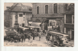 CP 38 SAINT LAURENT DU PONT Les Voitures Et Autos-cars Pour La Grande Chartreuse - Saint-Laurent-du-Pont