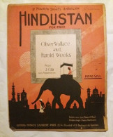 C1  HINDUSTAN FOX TROT Oliver WALLACE Weeks SALABERT Partition 1918 Port Inclus France - Koorzang