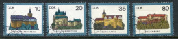 DDR 1984 Castles Used.  Michel 2910-13 - Used Stamps