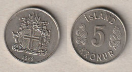 00146) Island, 5 Kronen 1969 - Island