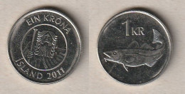 00144) Island, 1 Kronen 2011 - Islanda