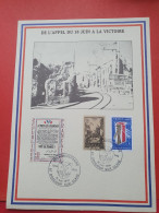 Encart En 1984 - Général De Gaulle -Appel Du 18 Juin  - FDC 103 - De Gaulle (Général)