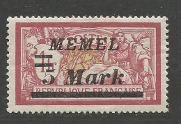 MEMEL N° 62  NEUF* CHARNIERE  / Hinge / MH - Unused Stamps