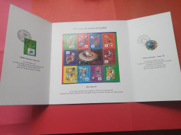 Encart En 1998 - Coupe Du Monde De Football - FDC 114 - 1998 – Francia