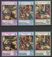 Nouvelles Hébrides Noel Tableaux 1976 N°438/443 Neuf** - Nuevos