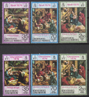 Nouvelles Hébrides Noel Tableaux 1976 N°438/443 Neuf** - Unused Stamps