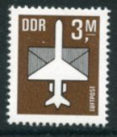 DDR 1984 Airmail Definitive 3 Mk. MNH / **.  Michel 2868 - Unused Stamps