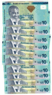 Namibia 10x 10 Dollars 2013 UNC "Shiimi" - Namibia