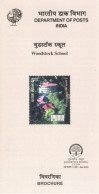 INDIA - 2004 - BROCHURE OF WOODSTOCK SCHOOL STAMP DESCRIPTION AND TECHNICAL DATA. - Cartas & Documentos