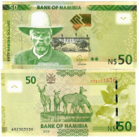 Namibia 50 Dollars 2019 UNC "Shiimi" - Namibia
