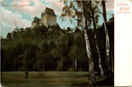 Burgk, Schloss Burgk An Der Saale, Blick Vom Birkenwäldchen - Schleiz