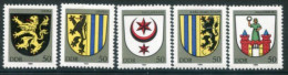 DDR 1984 Town Arms II MNH / **.  Michel 2857-61 - Nuevos