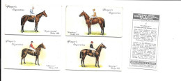 CJ32 - SERIE COMPLETE 50 CARTES CIGARETTES PLAYERS - DERBY AND GRAND NATIONAL WINNERS - Player's