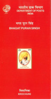 INDIA - 2004 - BROCHURE OF BHAGAT PURAN SINGH STAMP DESCRIPTION AND TECHNICAL DATA. - Brieven En Documenten