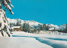 Suisse--CRANS-MONTANA --1968--Paysage D'Hiver .....timbre....cachet - Crans-Montana