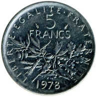 France - 1978 - KM 926a - 5 Francs - XF - 5 Francs