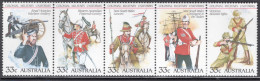 Australia 1985 Set Of Stamps To Celebrate Colonial Military Uniforms In Unmounted Mint - Mint Stamps