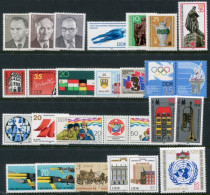 DDR 1985 Sixteen Commemorative Issues  MNH / ** - Unused Stamps