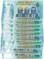 Namibia 10x 30 Dollars 2020 UNC - Namibia