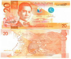 Philippines 20 Piso 2022 UNC (blue Seal 2021) - Philippines