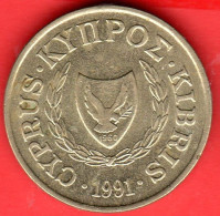 Cipro - Chyprus - Kıbrıs - Chypre - 1991 - 5 Cents - QFDC/aUNC - Come Da Foto - Cipro