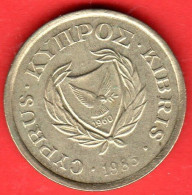 Cipro - Chyprus - Kıbrıs - Chypre - 1985 - 2 Cents - QFDC/aUNC - Come Da Foto - Zypern